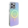 Dėklas GUESS GUHMP15XHITSQ IPHONE 15 PRO MAX TURQUOISE / TURQUOISE HARDCASE IML IRIDESCENT MAGSAFE