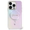 Apple iPhone 15 Pro Max Guess dėklas IML Iridescent MagSafe (GUHMP15XHITSU) violetinės spalvos