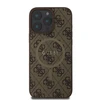 Guess 4G Ring Classic Logo MagSafe Apple iPhone 16 Pro – dėklas telefonui rudos spalvos