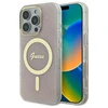 Guess IML 4G MagSafena Apple iPhone 16 Pro Case - dėklas telefonui rožinės spalvos