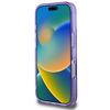 Guess IML Flowers Wreath MagSafe Apple iPhone 16 Pro - dėklas teleofnui violetinės spalvos
