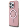 Guess IML Rhinestones MagSafe Apple iPhone 16 Pro - dėklas telefonui rožinės spalvos