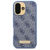 Guess 4G Logo Plate MagSafe Case Apple iPhone 16 Pro - dėklas telefonui mėlynos spalvos