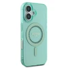 Guess IML Rhinestones MagSafe Apple iPhone 16 Plus Case - dėklas telefonui žalios spalvos