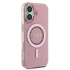 Guess IML Rhinestones MagSafe - dėklas skirtas Apple iPhone 16 Plus Rožinė