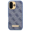 Guess 4G Logo Plate MagSafe Case Apple iPhone 16 Plus - dėklas telefonui mėlynos spalvos