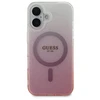 Guess IML Glitter Gradient MagSafe Apple iPhone 16 Case - dėklas telefonui rožinės spalvos