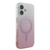Guess IML Glitter Gradient MagSafe Apple iPhone 16 Case - dėklas telefonui rožinės spalvos