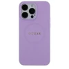 Guess GUHMP16SPSAHMCU Apple iPhone 16 6.1″ violetinės spalvos kietas dėklas Saffiano MagSafe