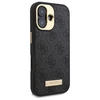 Guess 4G Logo Plate MagSafe Apple iPhone 16 Case - dėklas telefonui juodos spalvos