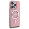 Guess IML Rhinestones MagSafe - dėklas skirtas Apple iPhone 16 Pro Max Rožinė