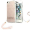 Dėklas Guess GUOHCI8H4STP Apple iPhone SE 2022 / SE2020 / 7/ 8 rožinės spalvos hardcase 4G Print Strap