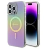 „Guess“ GUHMP15XHITSP iPhone 15 Pro Max 6.7" rausvas/rožinis kietas dėklas IML Iridescent MagSafe
