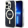 Apple iPhone 14 Pro Max Guess dėklas Marble MagSafe (GUHMP14XPCUMAK) juodos spalvos