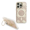 „Guess“ PC/TPU galvanizuoto stovo kameros rėmelis „MagSafe“ dėklas su keičiamais fonais, skirtas „Apple iPhone 16 Pro“