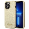 Guess GUHCP14LHGGSHD Apple iPhone 14 Pro 6,1″ auksinis kietas dėklas Glitter Script