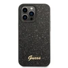 Apple iPhone 14 Pro Guess Hard case Glitter Script telefono dėklas juodos spalvos