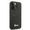 Apple iPhone 14 Pro Guess Hard case Glitter Script telefono dėklas juodos spalvos