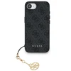 Guess 4G Charm dėklas skirtas Apple iPhone 16e Tone on Tone Pilkas