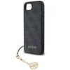 Guess 4G Charm dėklas skirtas Apple iPhone 16e Tone on Tone Pilkas