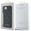 Guess 4G Charm dėklas skirtas Apple iPhone 16e Tone on Tone Pilkas