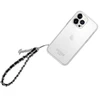Dėklas Guess GUSTSASSK Phone telefono dirželis Chain Metal Logo Charm juodos spalvos