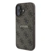 Guess PU 4G Classic Logo MagSafe dėklas skirtas Apple iPhone 16 Plus Brown