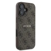 Guess PU 4G Classic Logo MagSafe dėklas skirtas Apple iPhone 16 Plus Brown