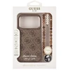 Guess PU 4G MagSafe Strap Limited Edition of 299 dėklas skirtas Apple iPhone 17 Pro rudos spalvos