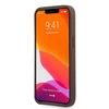 Guess PU 4G metalinis logotipo dėklas, skirtas iPhone 13 Brown
