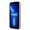 Guess PU 4G Metal Logo dėklas skirtas Apple iPhone 14 rožinės spalvos