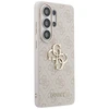 Guess PU 4G Metal Logo dėklas skirtas Samsung Galaxy S26 Ultra rožinės spalvos