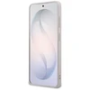 Guess PU 4G Metal Logo dėklas skirtas Samsung Galaxy S26 rožinės spalvos