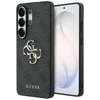 Guess PU 4G Metal Logo dėklas skirtas Samsung Galaxy S25 Ultra pilkos spalvos