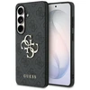 Guess PU 4G Metal Logo dėklas skirtas Samsung Galaxy S25+ pilkos spalvos