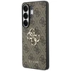 Guess PU 4G Metal Logo dėklas skirtas Samsung Galaxy S26 Ultra rudos spalvos