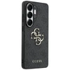 Guess PU 4G Metal Logo dėklas skirtas Samsung Galaxy S25 Ultra pilkos spalvos