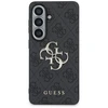 Guess PU 4G Metal Logo dėklas skirtas Samsung Galaxy S25+ pilkos spalvos