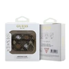 Guess PU 4G Peony Charm Apple AirPods Pro dėklas jūsų ausinėms rudos spalvos