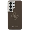 Dėklas Guess PU 4G Resin Metal Logo phone case for Samsung Galaxy S26 Ultra (S948) ruda