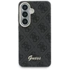 Dėklas Guess PU 4G Script Metal Logo phone case with MagSafe support for Samsung Galaxy S26 (S942) juodas