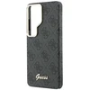 Dėklas Guess PU 4G Script Metal Logo phone case with MagSafe support for Samsung Galaxy S26 Ultra (S948) juodas