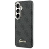 Dėklas Guess PU 4G Script Metal Logo phone case with MagSafe support for Samsung Galaxy S26 (S942) juodas
