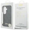 Dėklas Guess PU 4G Script Metal Logo phone case with MagSafe support for Samsung Galaxy S26 (S942) juodas