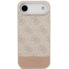 Guess PU 4G Stripe dėklas skirtas Apple iPhone Air Rožinė