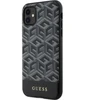 Guess PU G Cube telefono dėklas su MagSafe palaikymu, skirtas iPhone 11, juodas