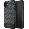 Guess PU G Cube telefono dėklas su MagSafe palaikymu, skirtas iPhone 11, juodas