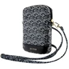 Guess krepšys su užtrauktuku GCube Bottom Stripe (GUWBZPGCSPGK) juodos spalvos