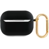 Guess PU Grained Classic Logo Apple AirPods Pro 2 dėklas jūsų ausinėms juodos spalvos