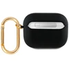 Guess PU Grained Classic Logo Apple AirPods 3 dėklas jūsų ausinėms juodos spalvos